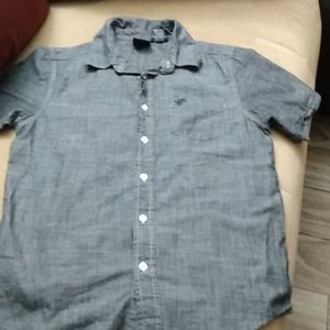 boys wrangler button down collared shirt